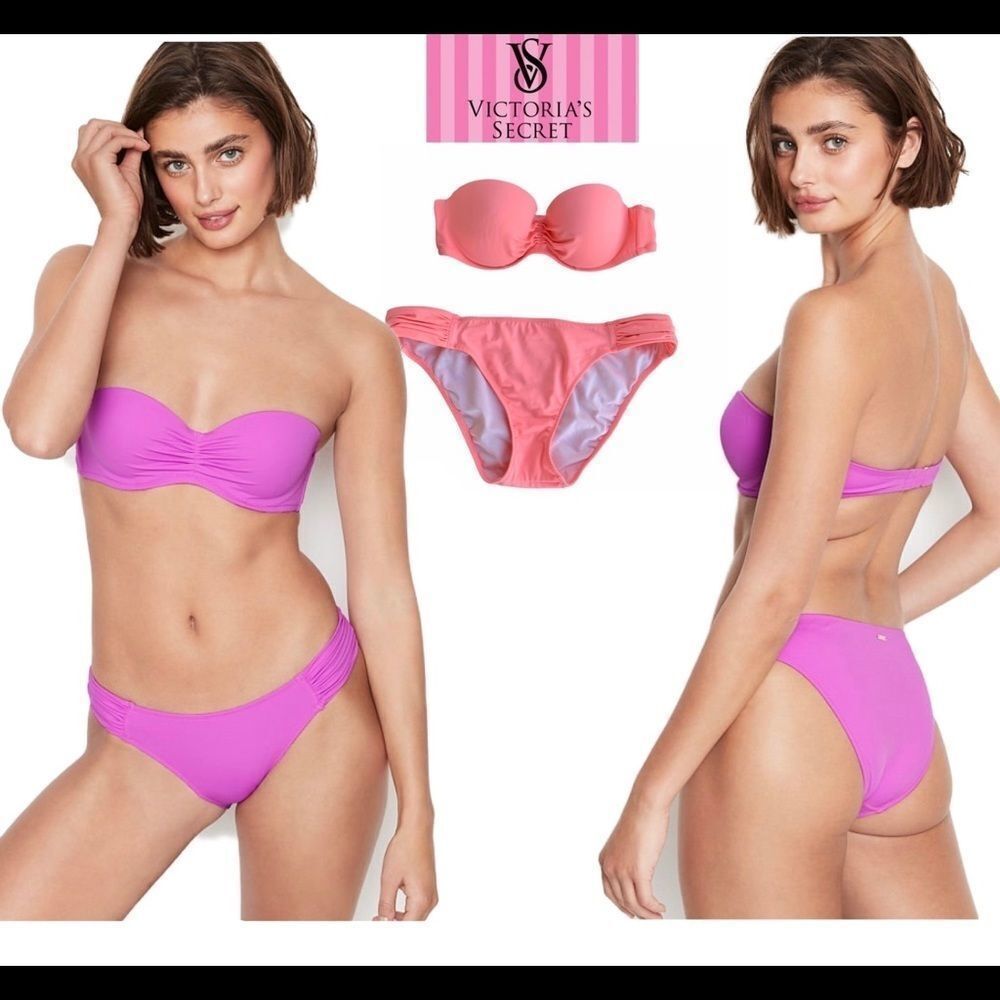 Victoria’s secret peach hipster Havana bikini set